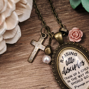 Raising Little Disciples Proverbs 22:6 Necklace