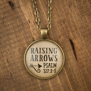 "Raising Arrows" necklace