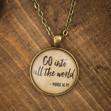 "Go into all the world" necklace