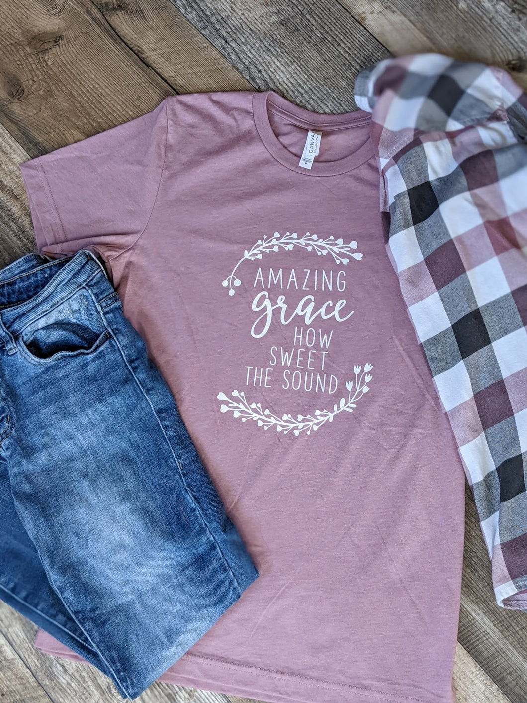 Amazing Grace T-shirt (vintage pink)