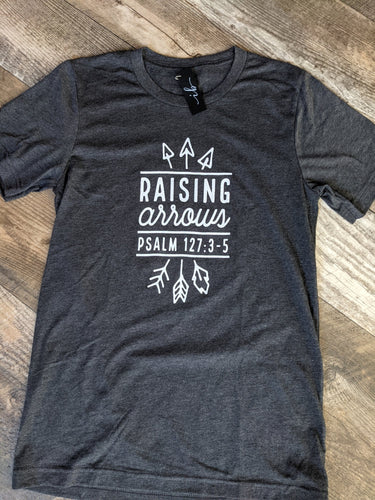 Raising Arrows T-shirt (heather charcoal)