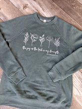 The Joy of the Lord is my Strength Sweatshirt (heather forest)