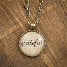 "grateful" necklace