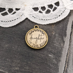 "daughter of the King" Bracelet Tag