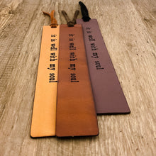 It is well with my soul - Leather Bookmark
